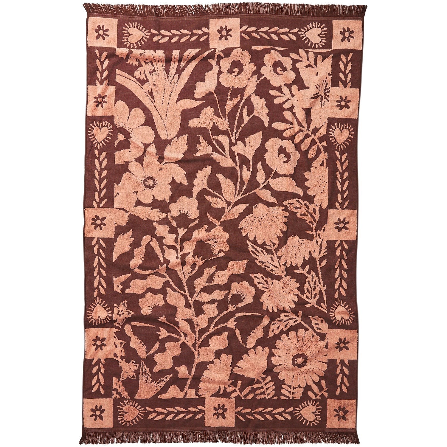 Indiana Bath Sheet - Carnelian-Soft Furnishings-Sage & Clare-The Bay Room