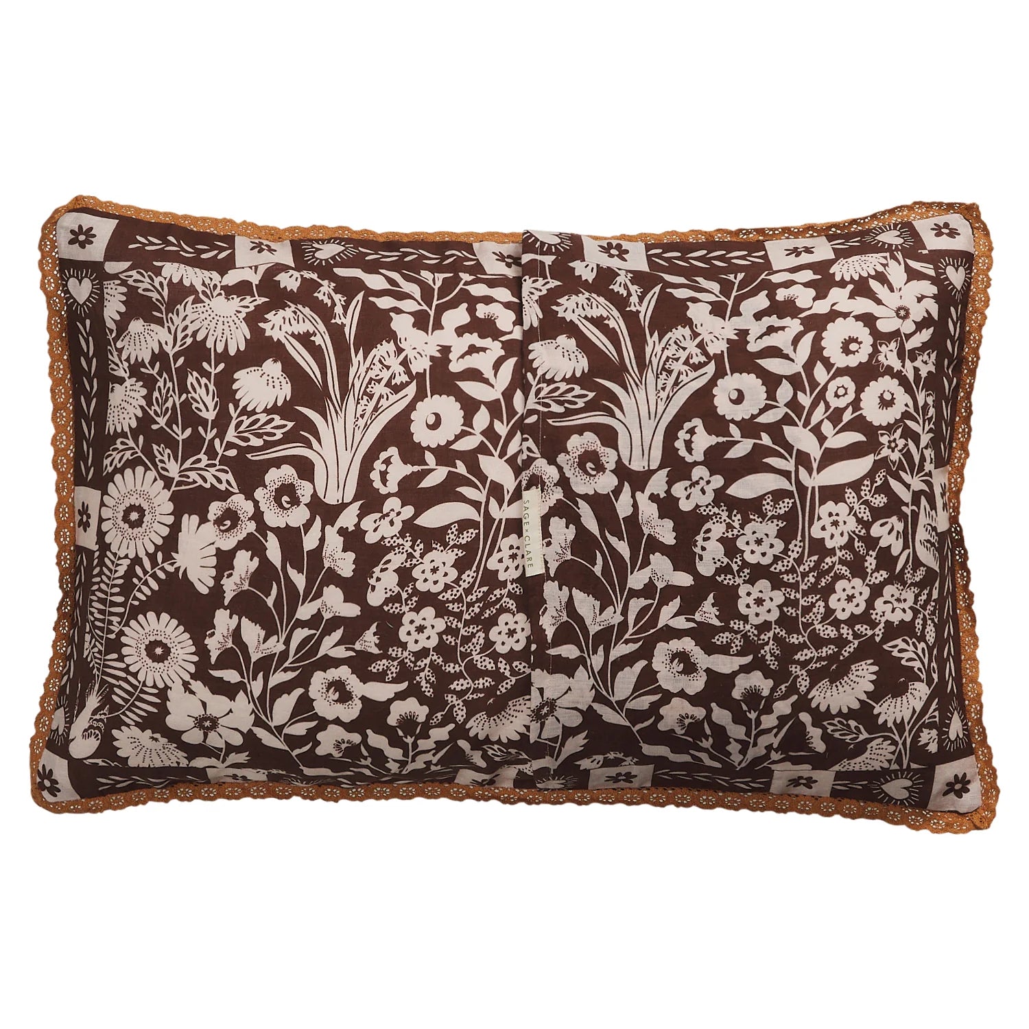 Indiana Linen Pillowcase Set - Umber-Soft Furnishings-Sage & Clare-The Bay Room