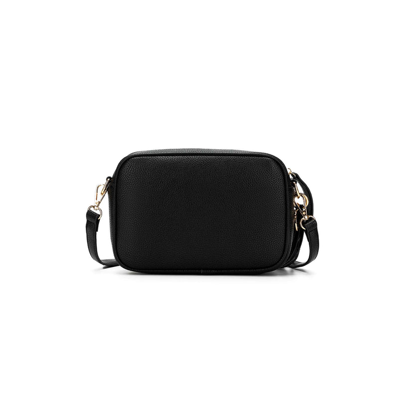 Indie Black Crossbody Bag-Bags & Clutches-Black Caviar Designs-The Bay Room