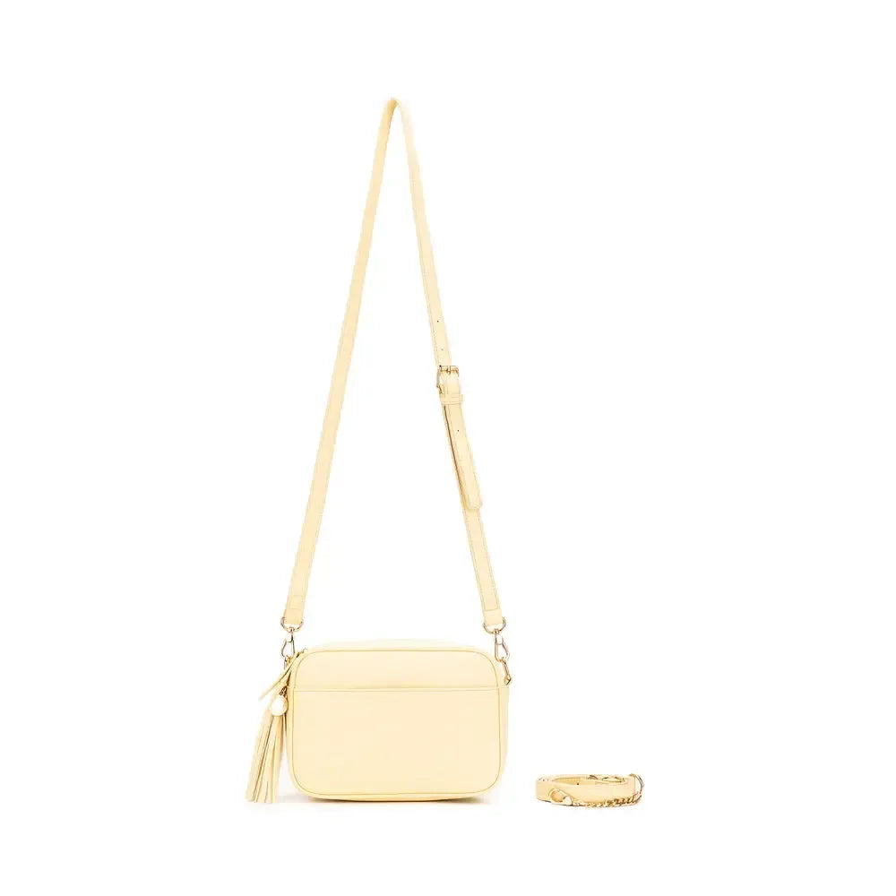 Indie Yellow Chiffon Crossbody-Bags & Clutches-Black Caviar Designs-The Bay Room