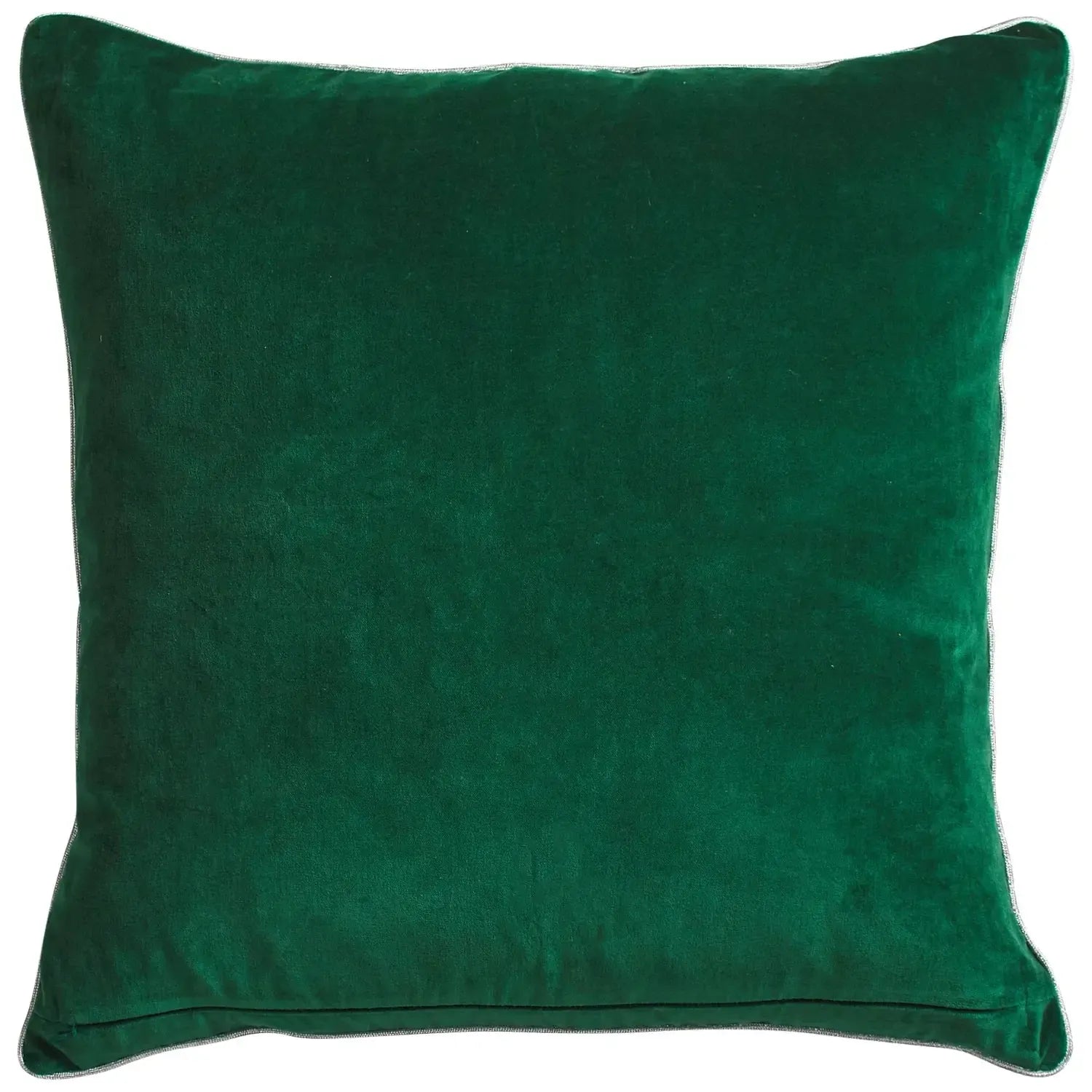 Ines Velvet Cushion - Verdant-Soft Furnishings-Sage & Clare-The Bay Room