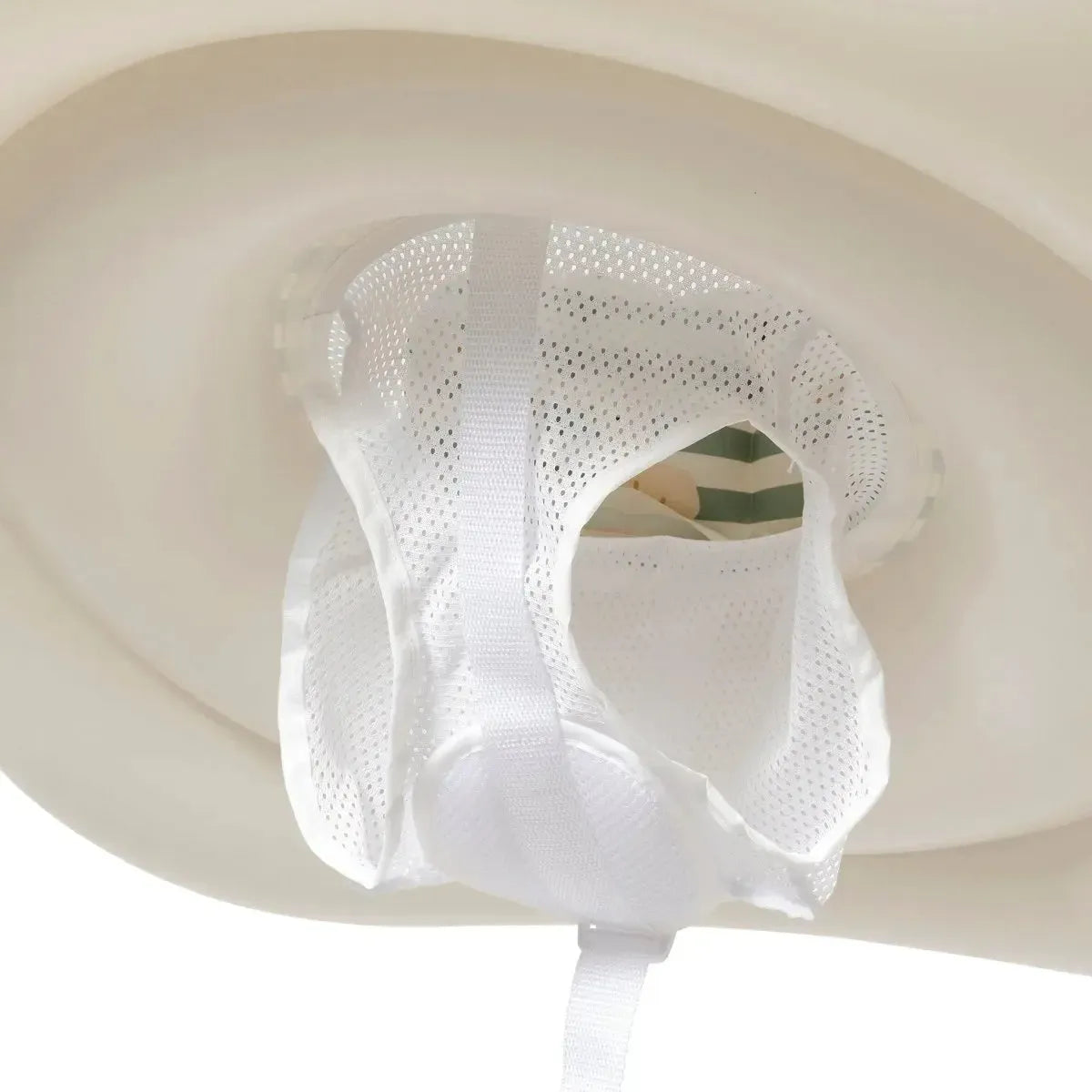 Interactive Baby Float Duck Sage Stripe-Travel & Outdoors-Sunny Life-The Bay Room