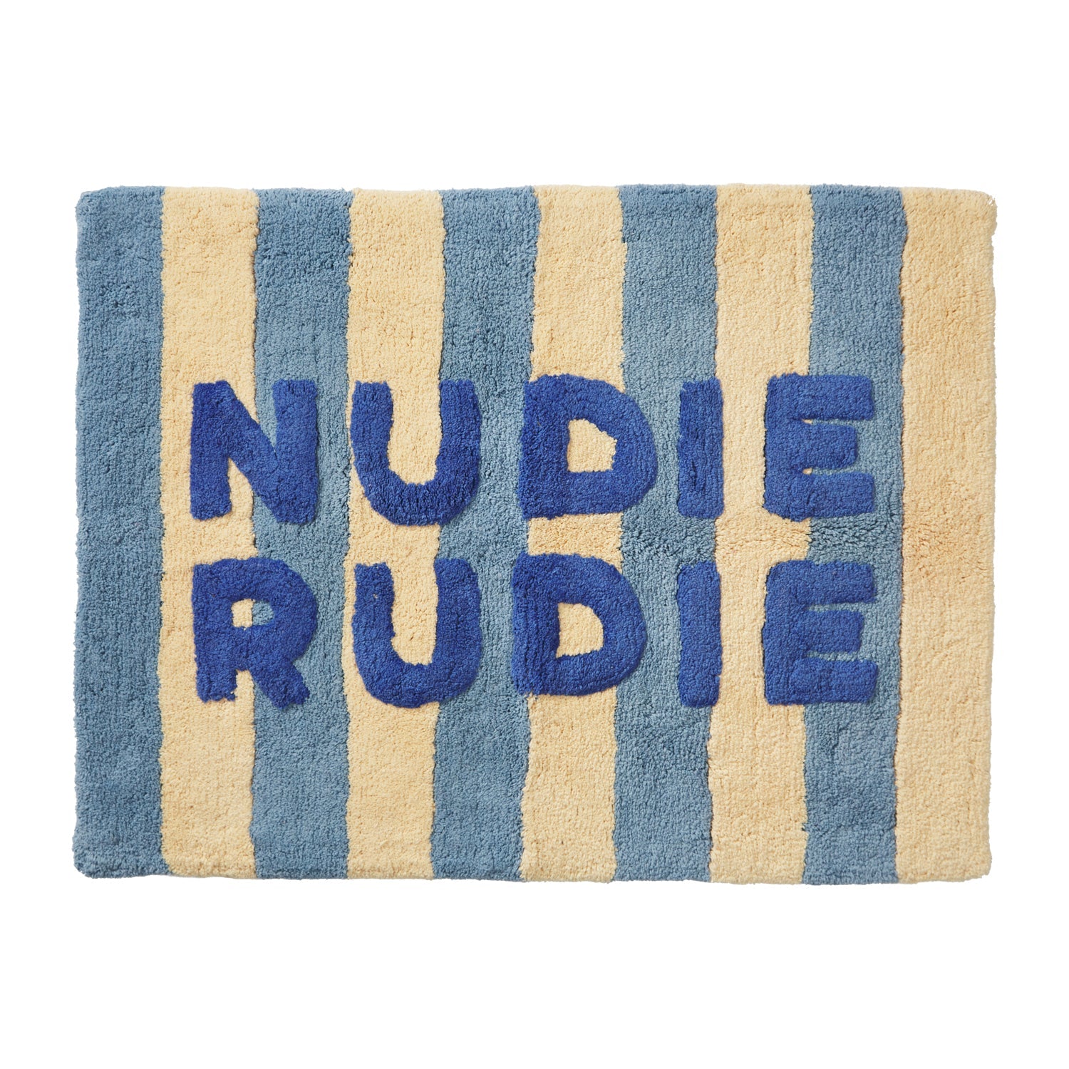 Ira Nudie Rudie Bath Mat - Blue Jean-Soft Furnishings-Sage & Clare-The Bay Room