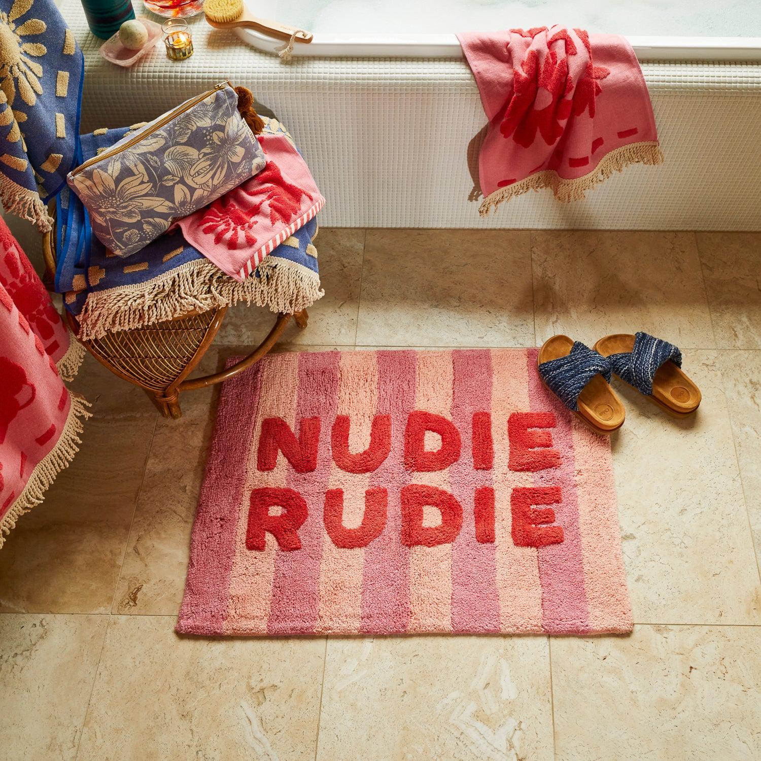 Ira Nudie Rudie Bath Mat - Posy-Soft Furnishings-Sage & Clare-The Bay Room