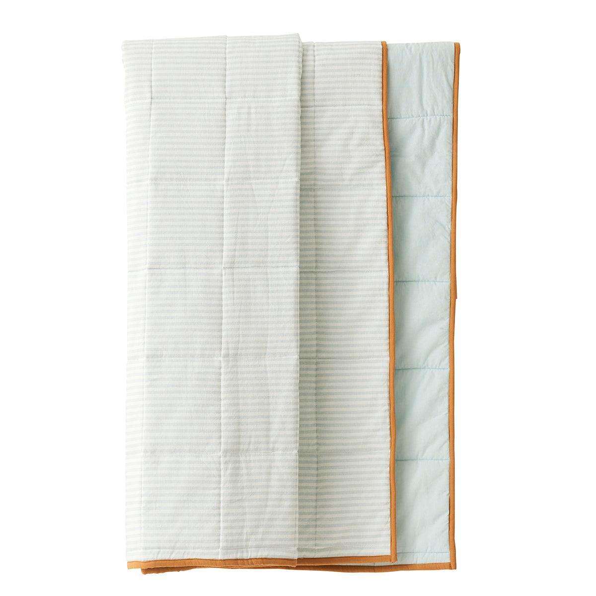 Irene Cotton Quilt Throw 130x180cm Mint-Soft Furnishings-Coast To Coast Home-The Bay Room