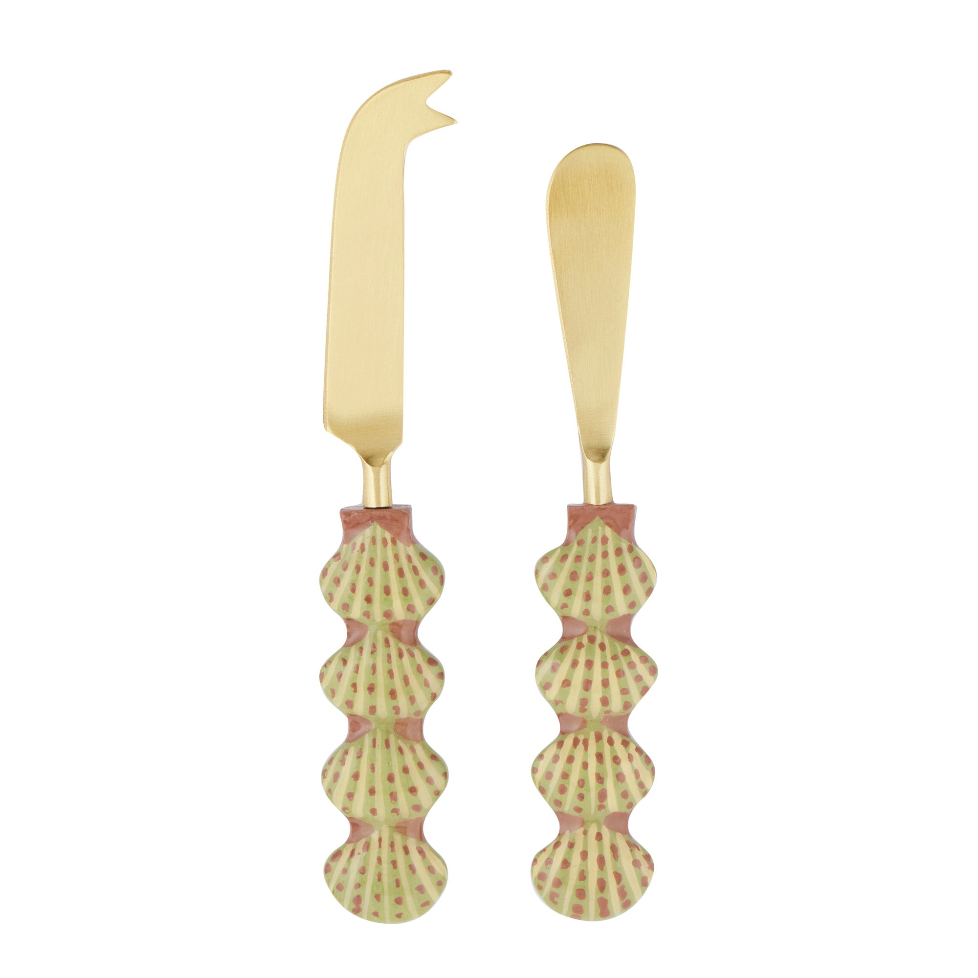 Ischia Set/2 Stainless Steel Cheese Knife 19cm-Dining & Entertaining-Coast To Coast Home-The Bay Room