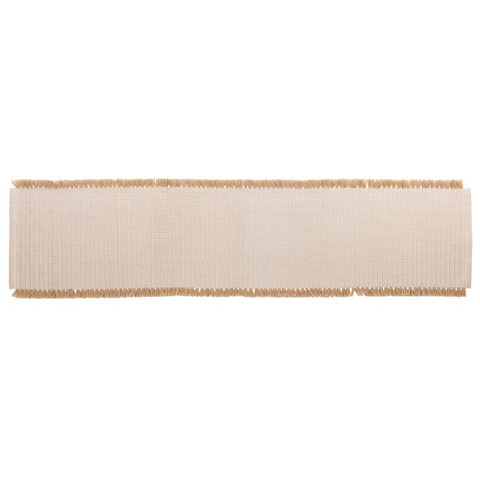 Isla Fringe Table Runner 140x35x1cm Natural-Dining & Entertaining-Amalfi-The Bay Room
