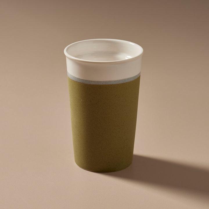 It's A Keeper Ceramic Travel Cup - Sprout Green-Dining & Entertaining-Indigo Love-The Bay Room