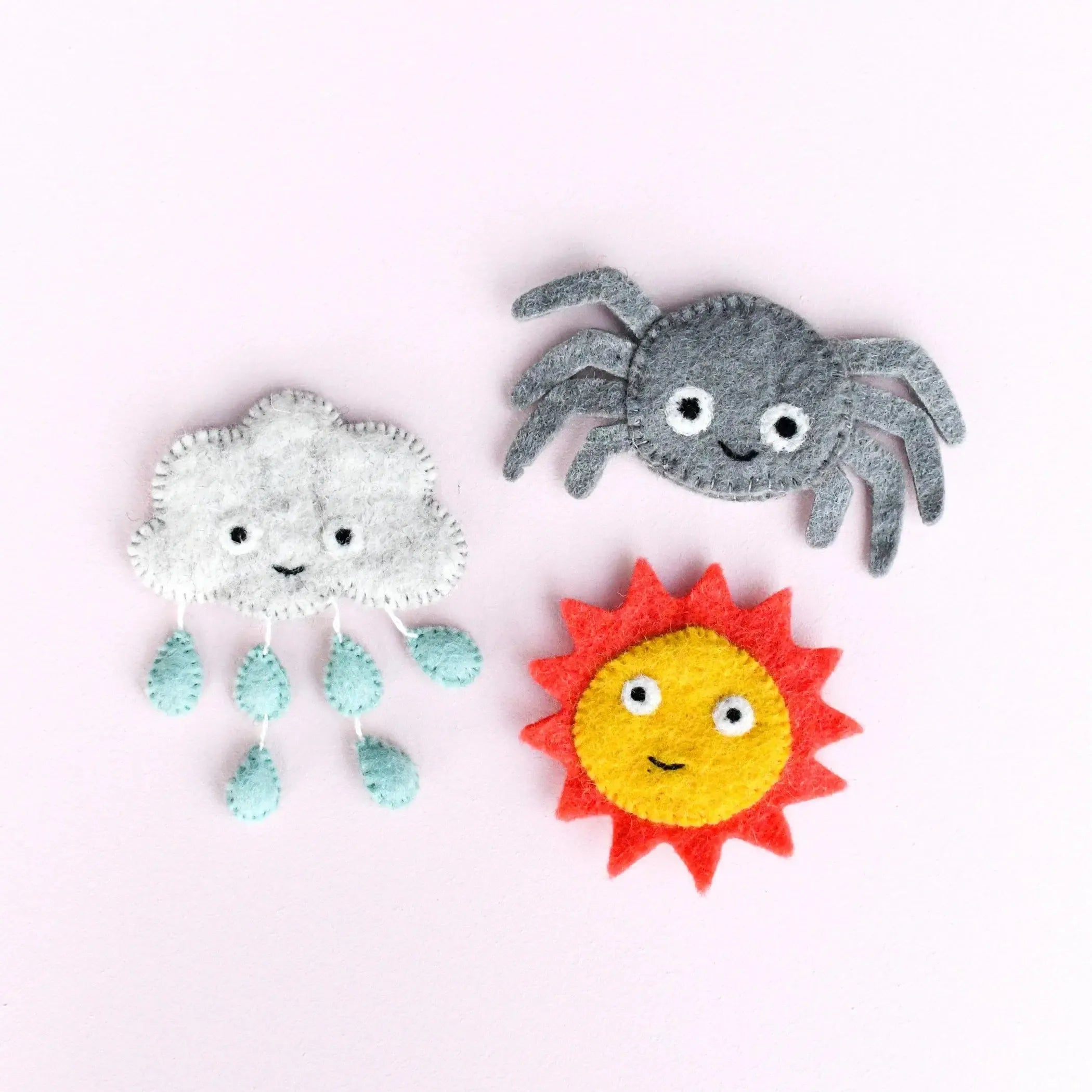 Itsy Bitsy Spider (Incy Wincy Spider) Finger Puppet Set-Toys-Tara Treasures-The Bay Room