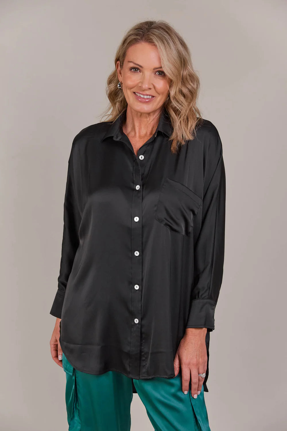 Ivy Shirt - Black-General-Eb & Ive-The Bay Room