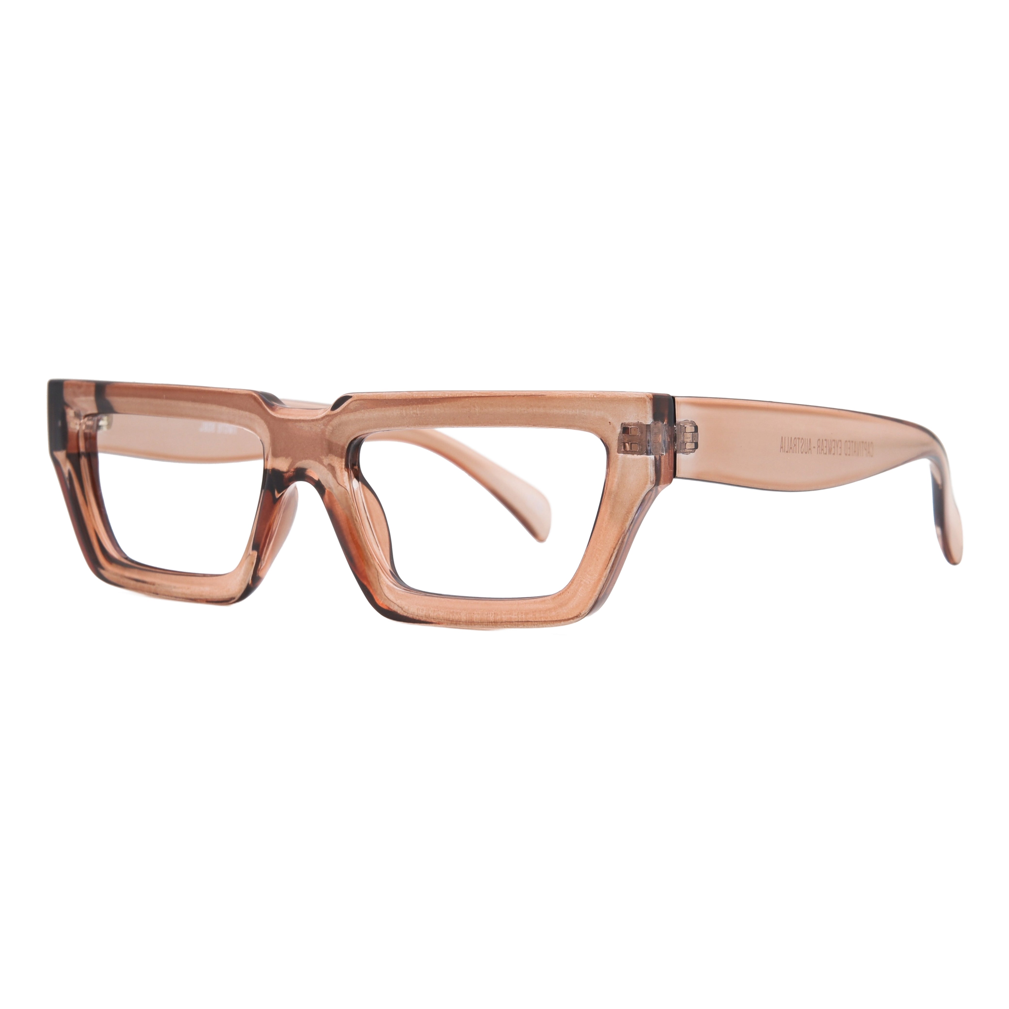 Jade Anti-Blue Reading Glasses - Brown-Headwear & Sunglasses-Captivated Soul-The Bay Room