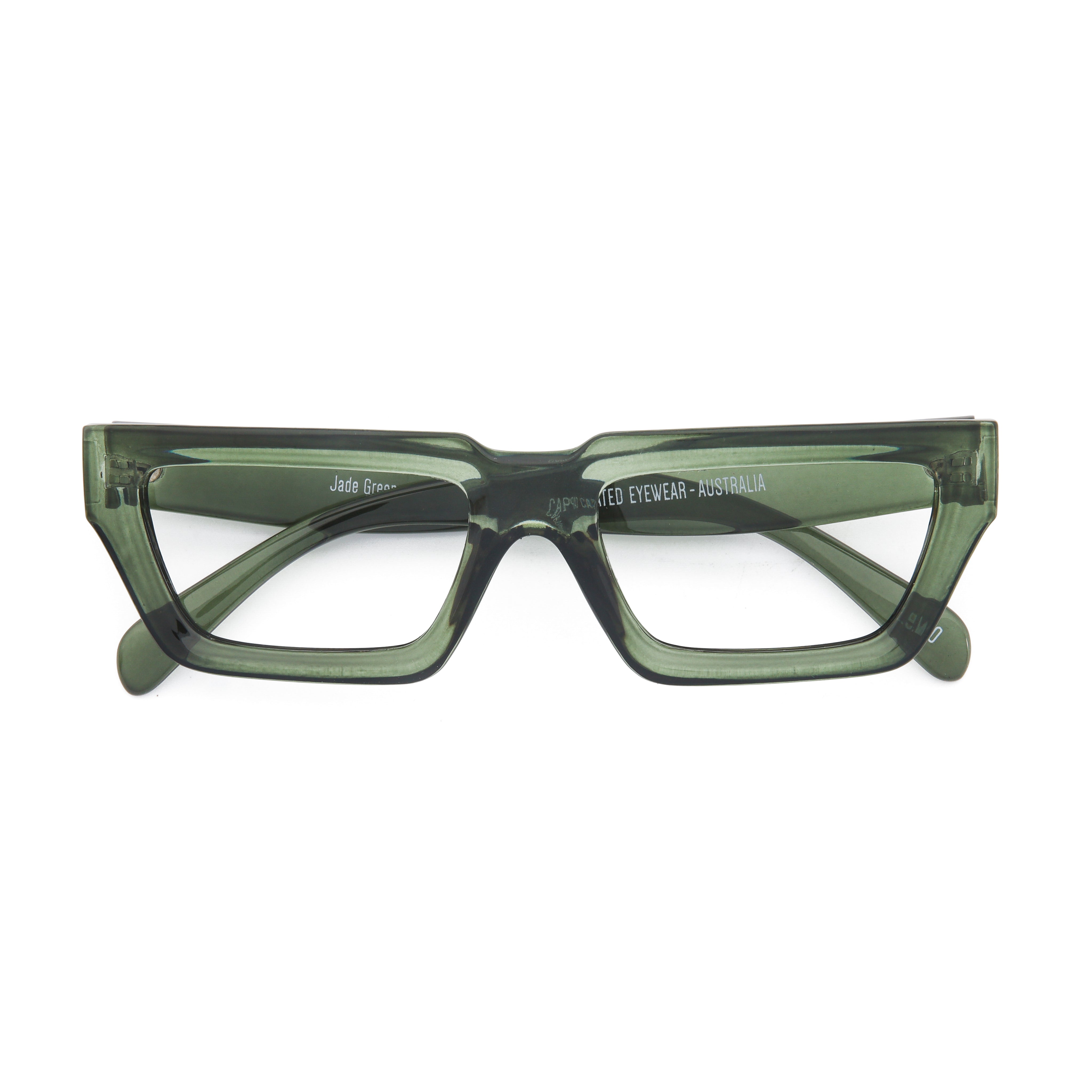 Jade Anti-Blue Reading Glasses - Green-Headwear & Sunglasses-Captivated Soul-The Bay Room