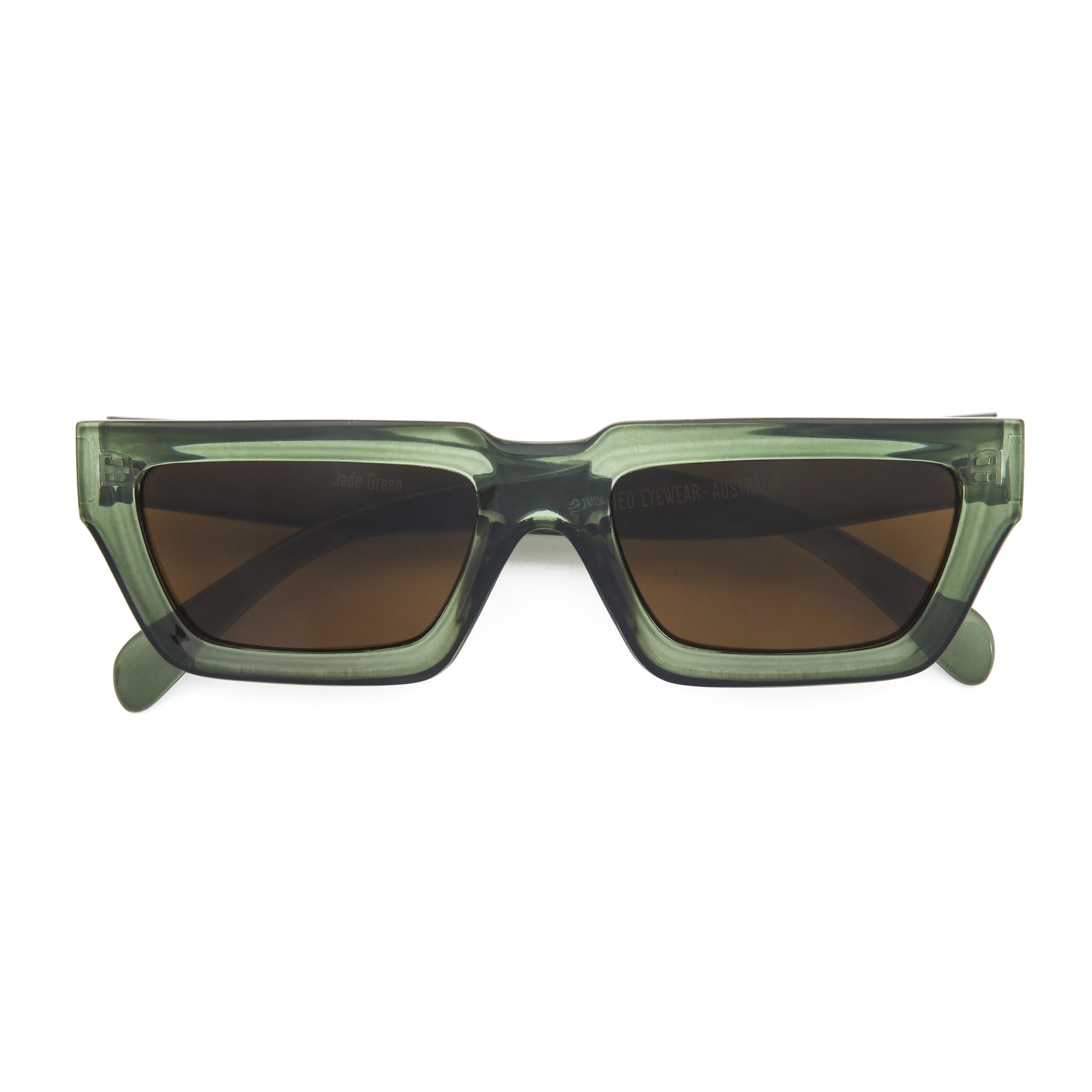 Jade Sunglasses - Green-Headwear & Sunglasses-Captivated Soul-The Bay Room