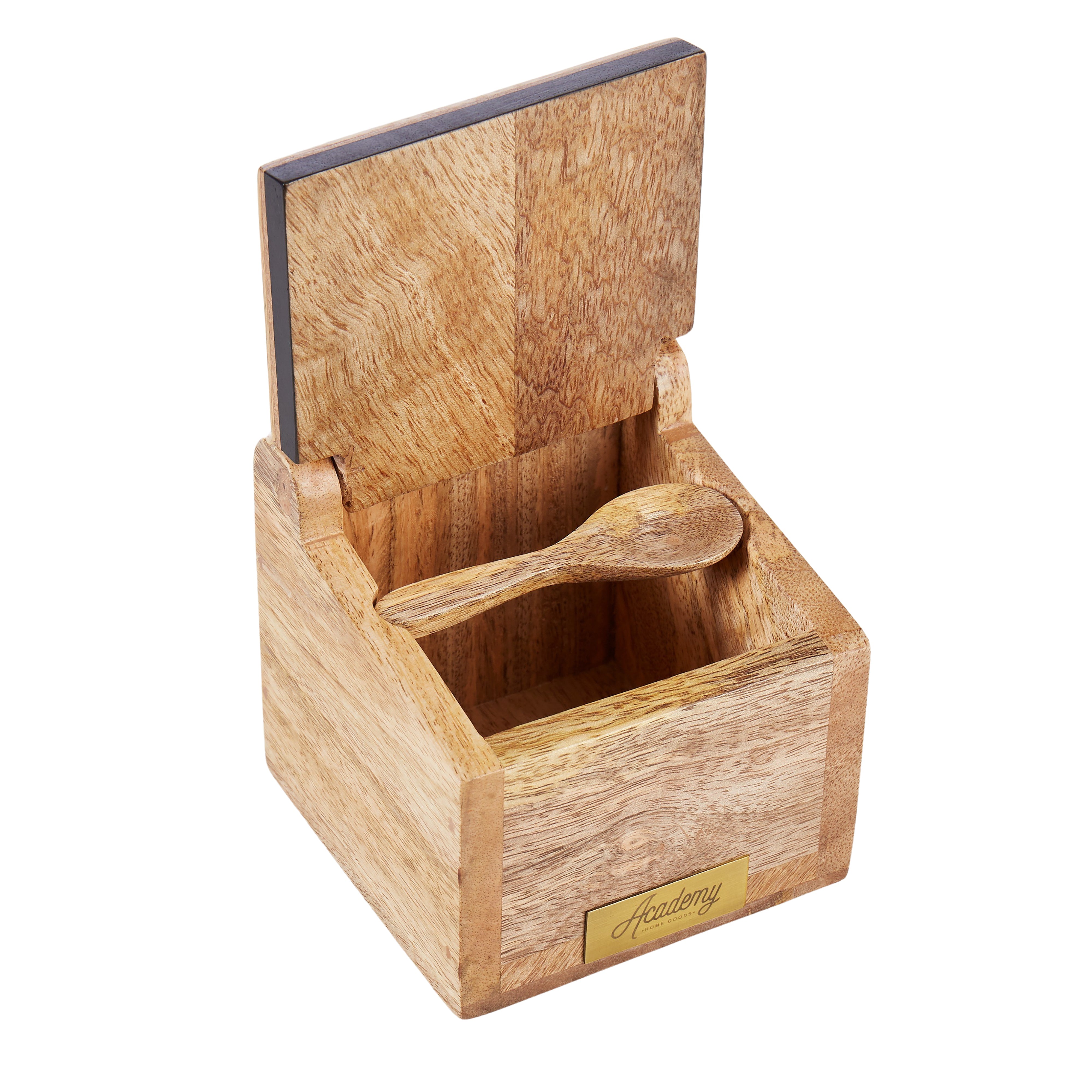 James Salt Box with Spoon-Kitchenware-Academy Home Goods-The Bay Room