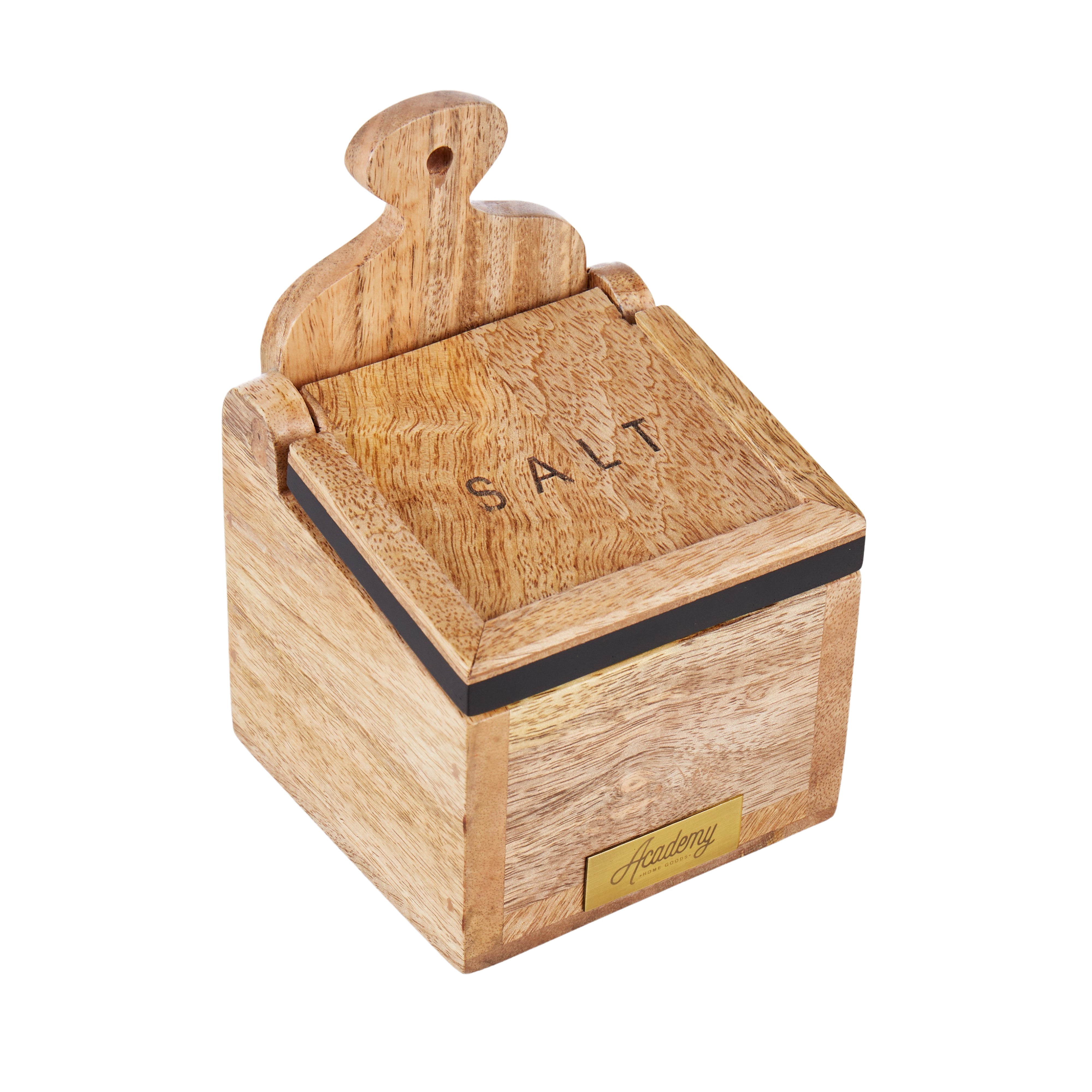 James Salt Box with Spoon-Kitchenware-Academy Home Goods-The Bay Room