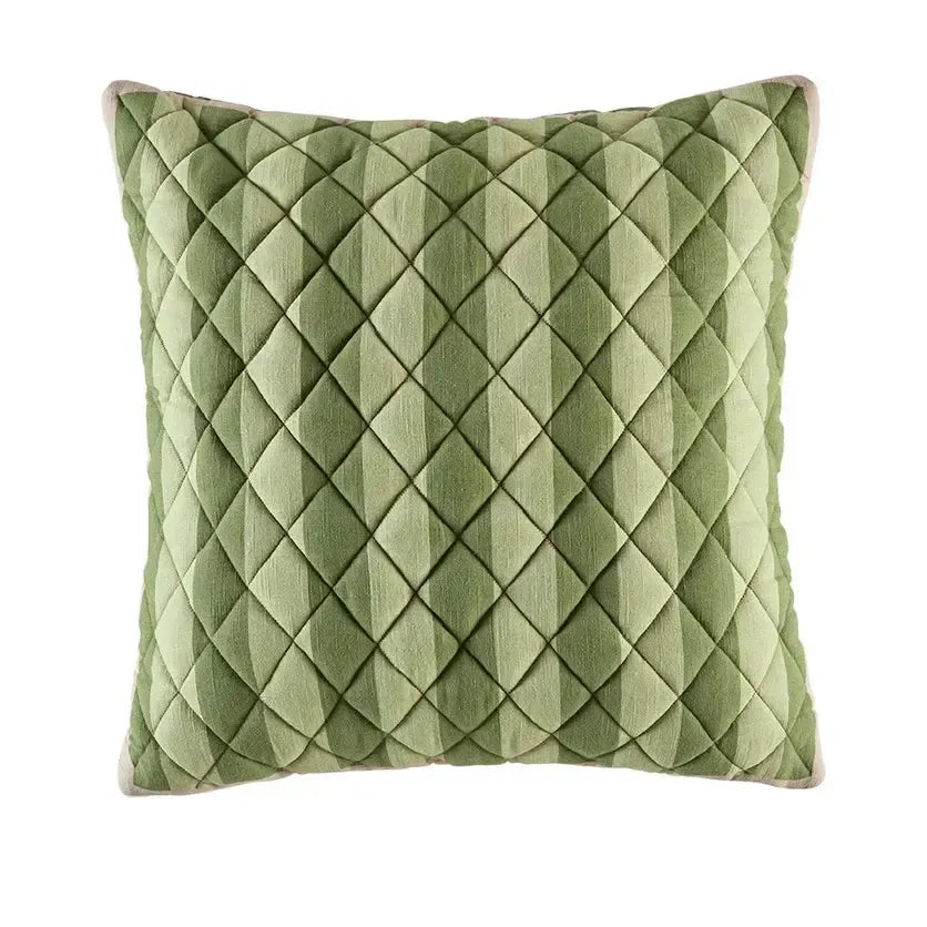 Jester Olive Cushion-Soft Furnishings-KAS-The Bay Room