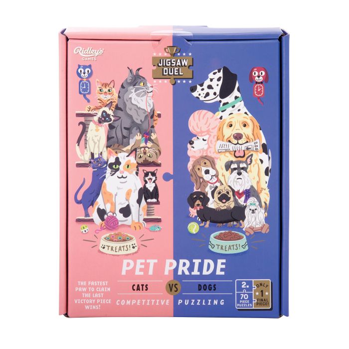 Jigsaw Duel - Pet Pride (Cats vs Dogs)-Fun & Games-Ridley's-The Bay Room