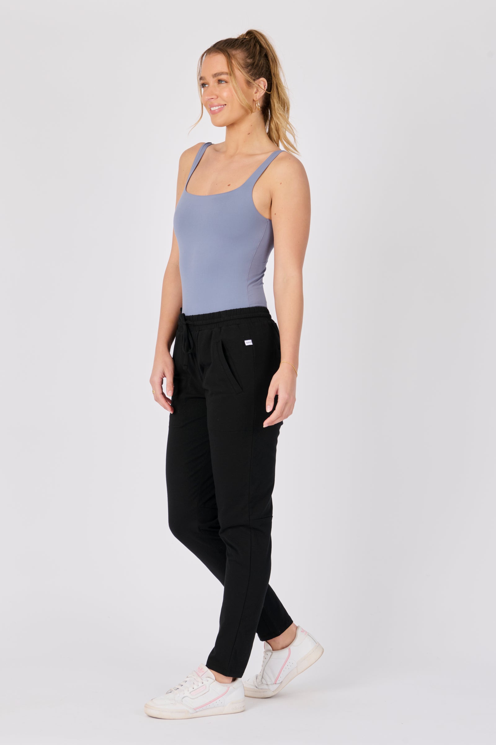 Jogger Pant - Black-Pants-One Ten Willow-The Bay Room