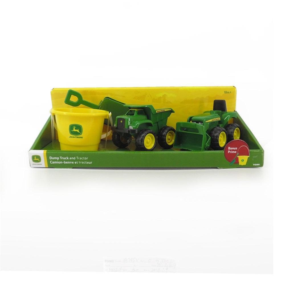 John Deere 15cm Sand Pit Value Set with Bucket and Shovel-Toys-John Deere-The Bay Room