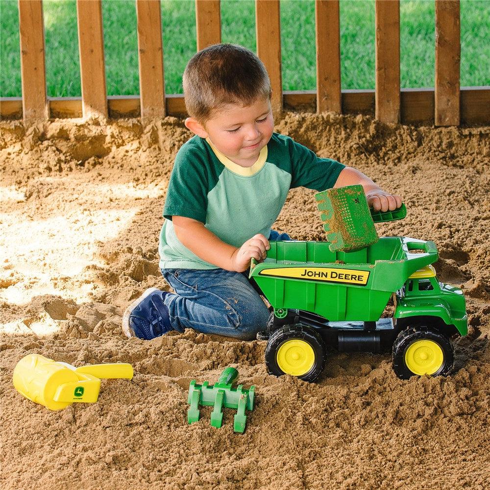 John Deere 38cm Big Scoop Dump Truck with Sand Tools-Toys-John Deere-The Bay Room