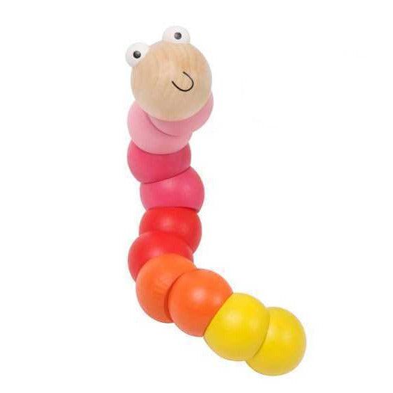 Jointed Worm-Toys-Eleganter-Pink-The Bay Room