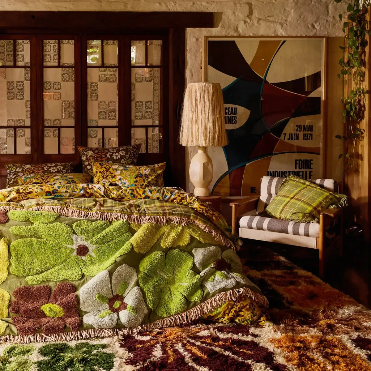 Jolene Tufted Blanket-Soft Furnishings-Sage & Clare-The Bay Room