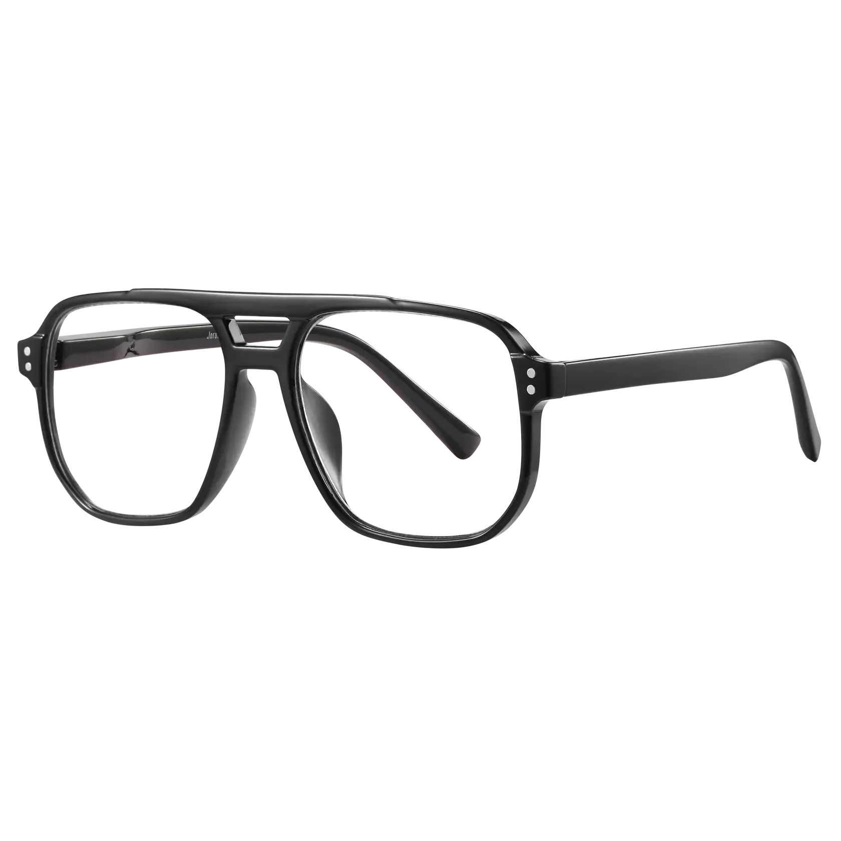 Jordan Anti-Blue Reading Glasses - Black-Headwear & Sunglasses-Captivated Soul-The Bay Room