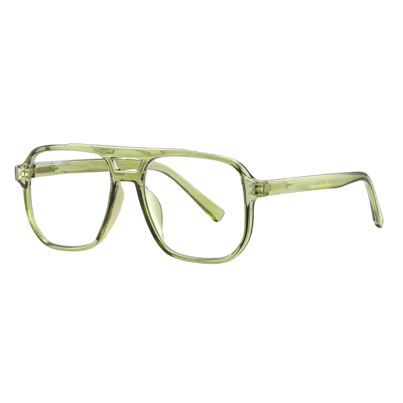 Jordan Anti-Blue Reading Glasses - Green-Headwear & Sunglasses-Captivated Soul-The Bay Room