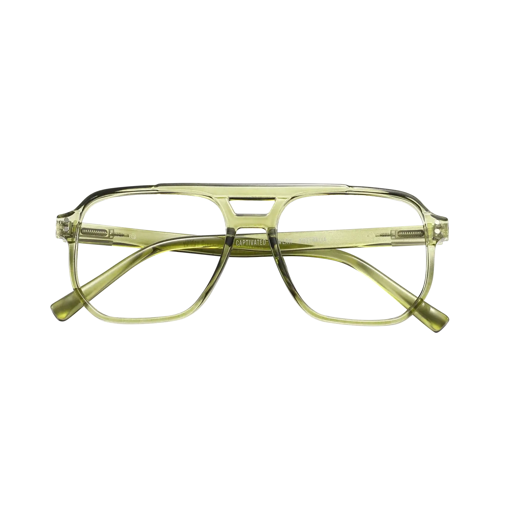 Jordan Anti-Blue Reading Glasses - Green-Headwear & Sunglasses-Captivated Soul-The Bay Room
