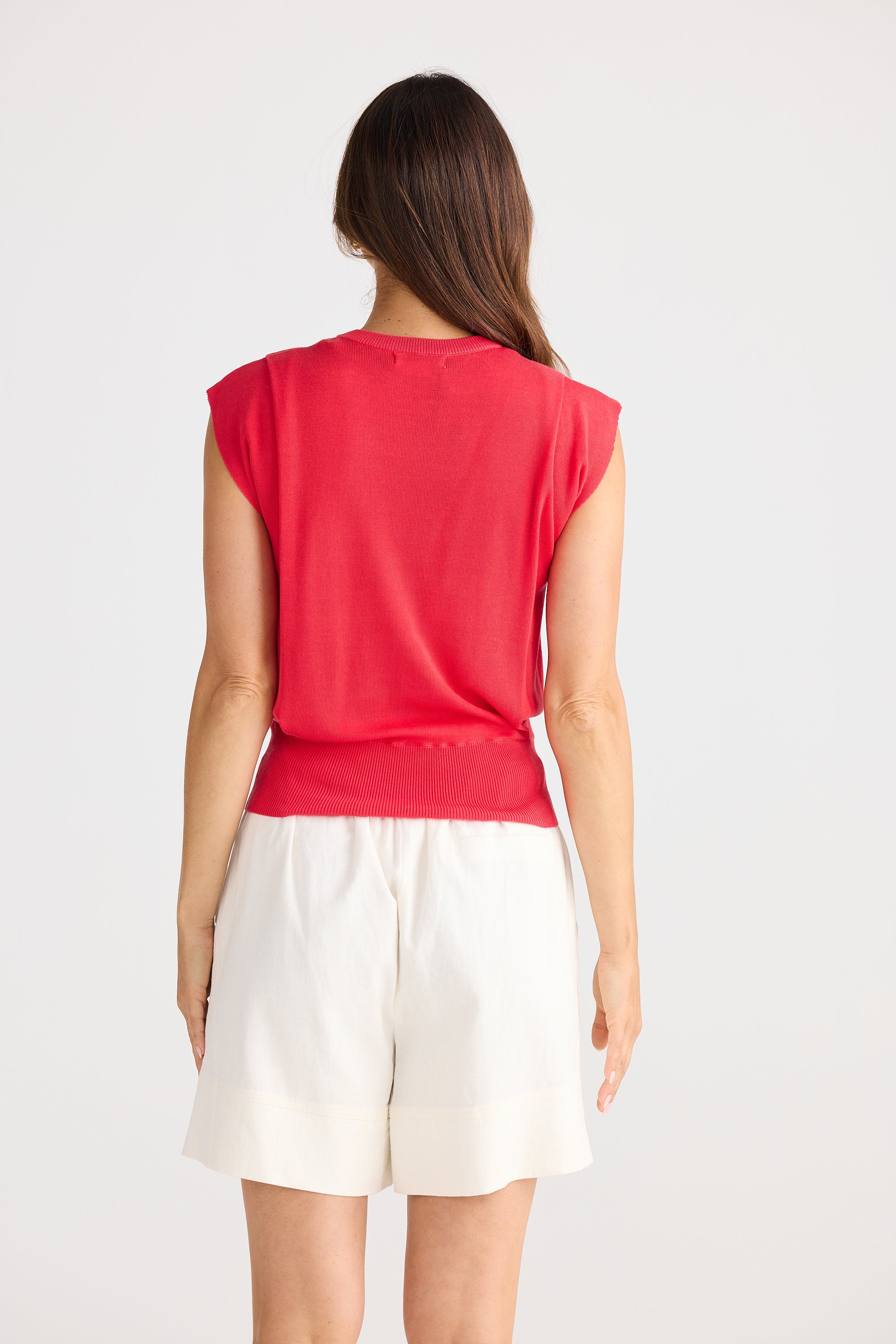 Jordi Knit Top - Poppy Red-Tops-Brave & True-The Bay Room