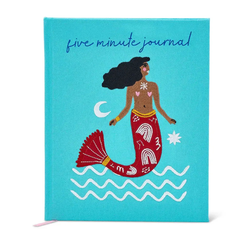 Journal - Five Minute - Embroidered Mermaid-Journals, Books & Calendars-Annabel Trends-The Bay Room