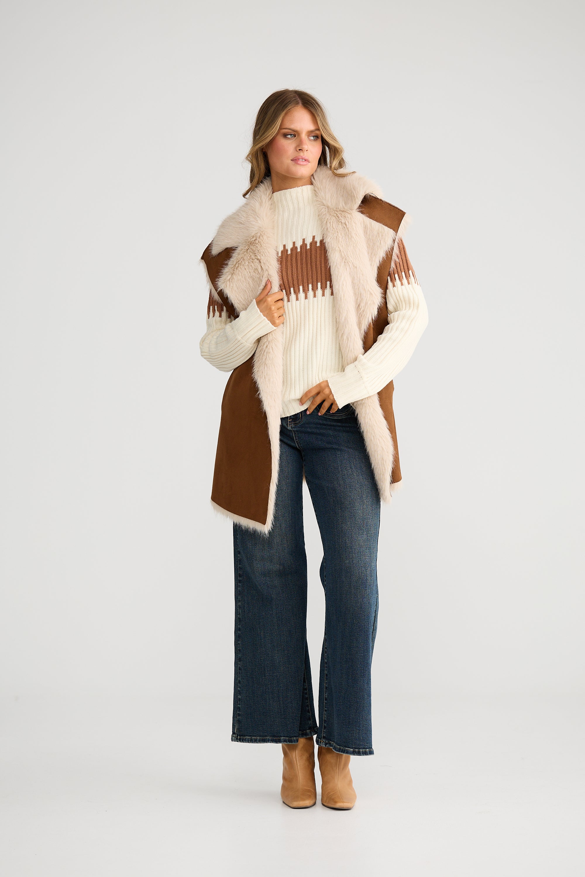 Journey Vest - Dark Tan-Jackets, Coats & Vests-Talisman-The Bay Room