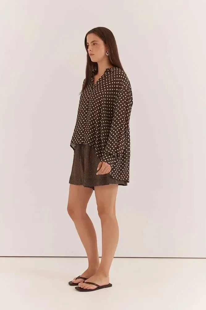Joy Shirt - Polka Dot-Tops-SASS-The Bay Room