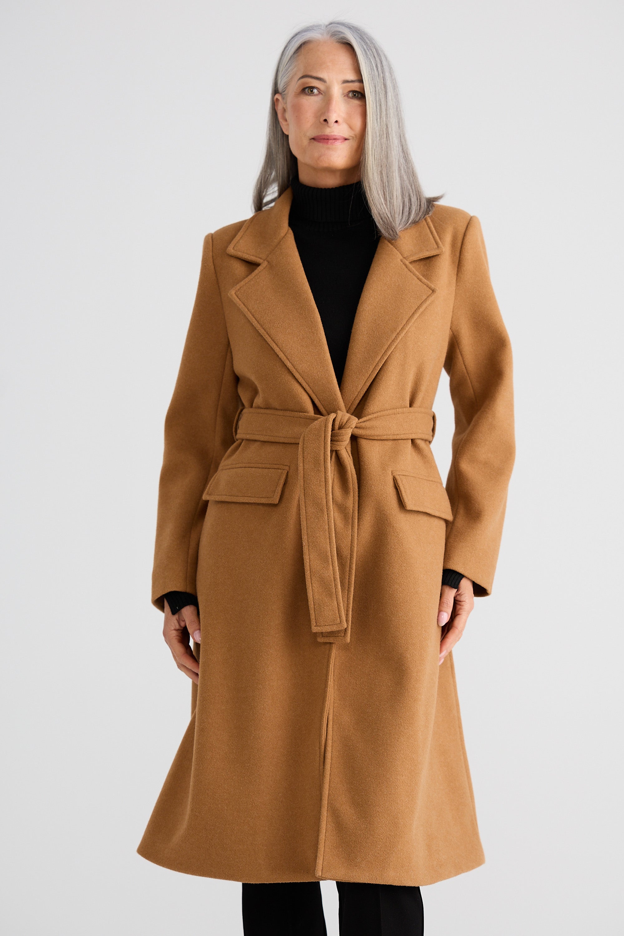 Julianne Coat - Camel-Jackets, Coats & Vests-Brave & True-The Bay Room