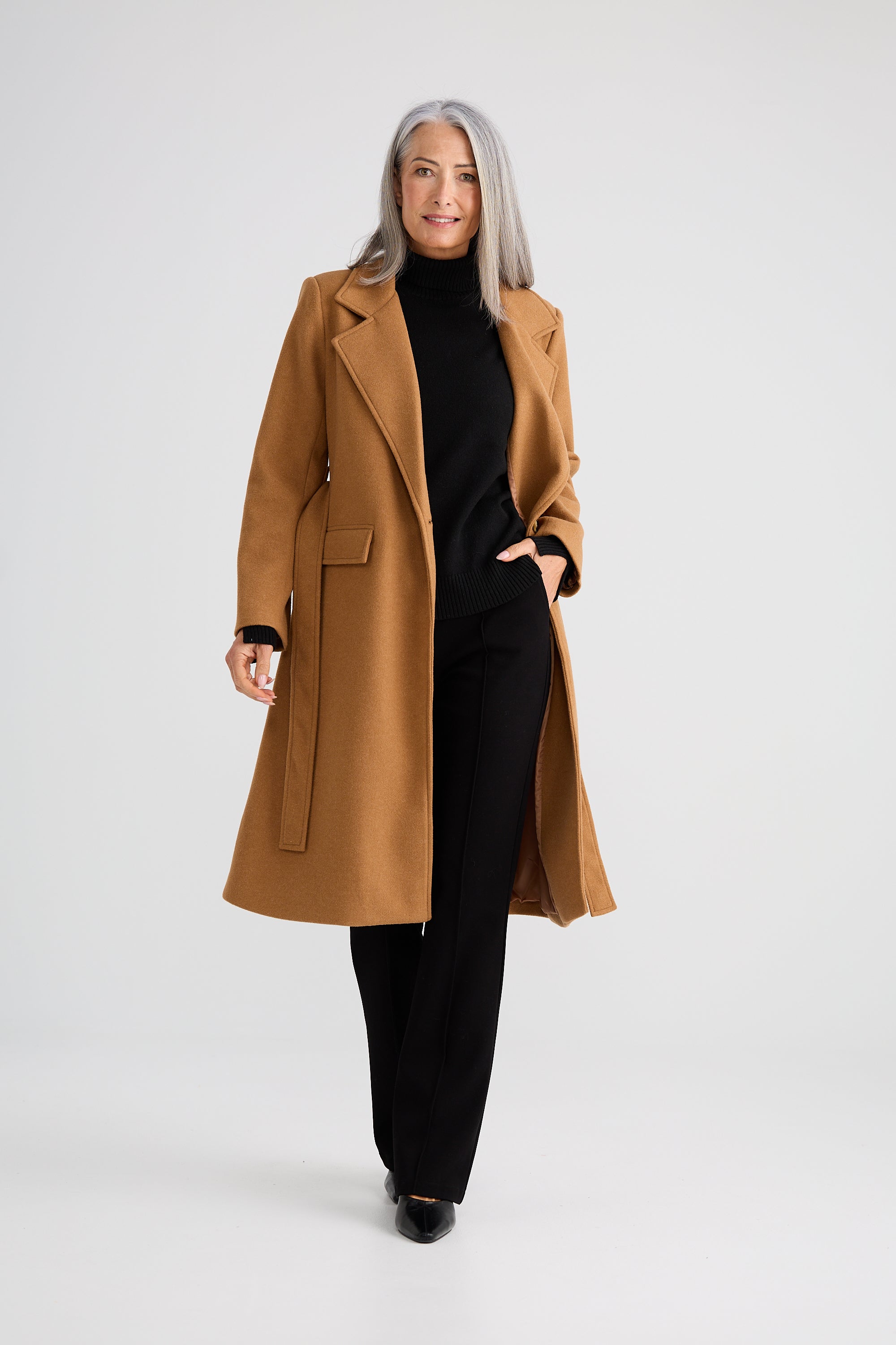 Julianne Coat - Camel-Jackets, Coats & Vests-Brave & True-The Bay Room