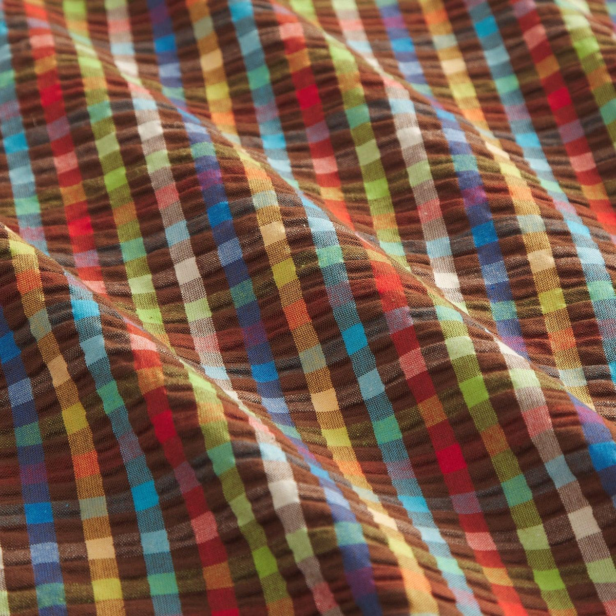 June Cotton Seersucker Quilt Cover-Soft Furnishings-Sage & Clare-The Bay Room