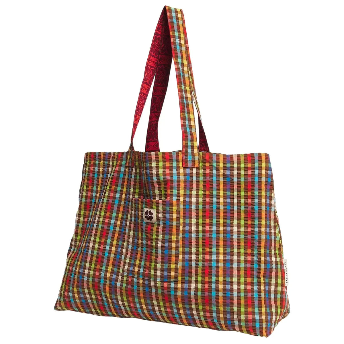 June Reversible Cotton Tote Bag-Soft Furnishings-Sage & Clare-The Bay Room
