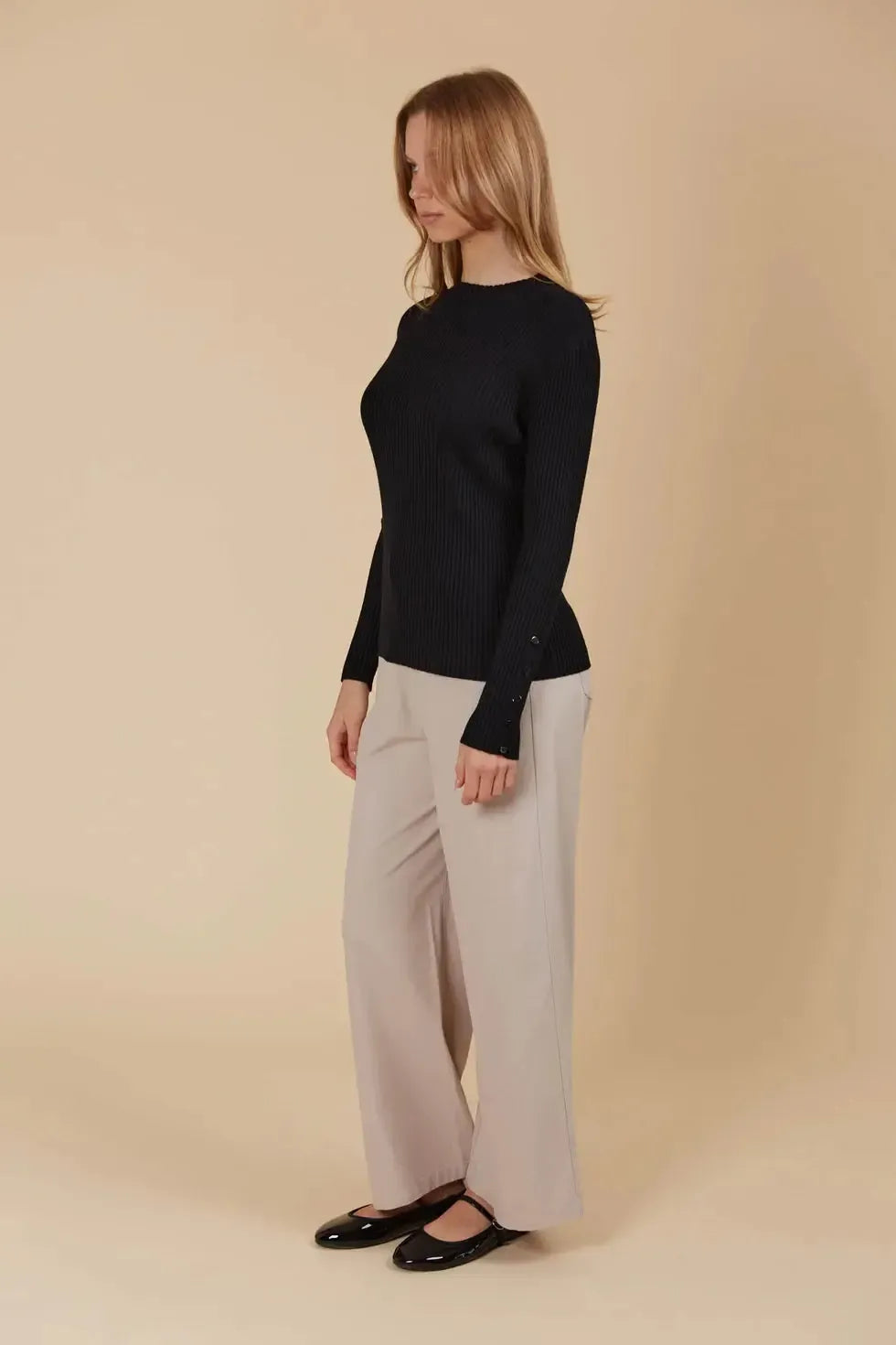 Juno Knit Top - Onyx-Tops-Isle Of Mine-The Bay Room