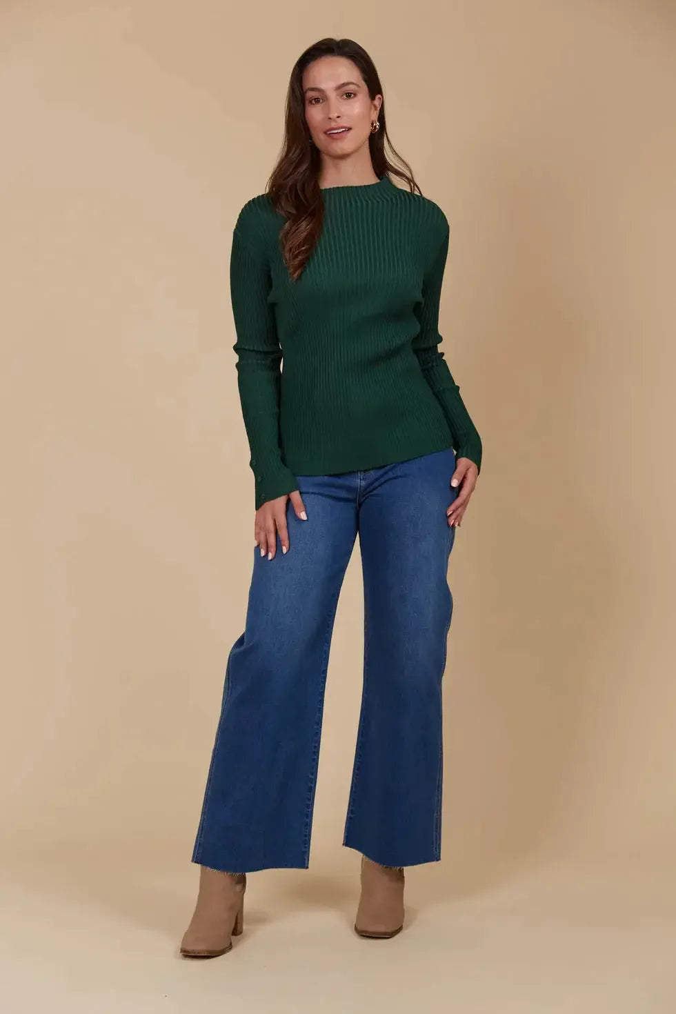 Juno Knit Top - Pine-Tops-Isle Of Mine-The Bay Room