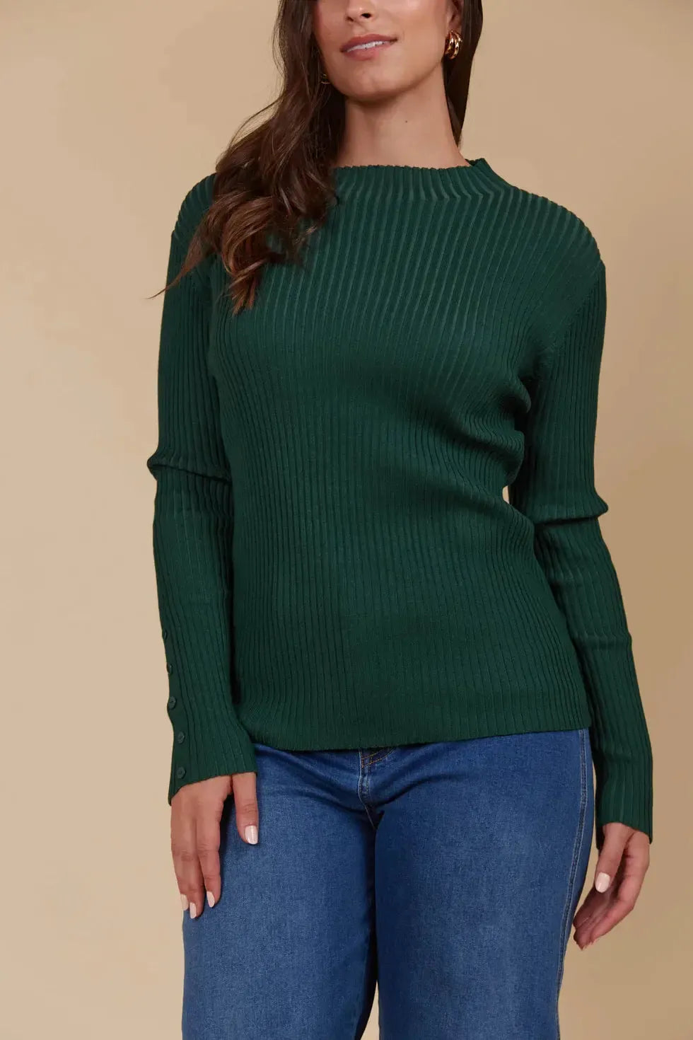 Juno Knit Top - Pine-Tops-Isle Of Mine-The Bay Room