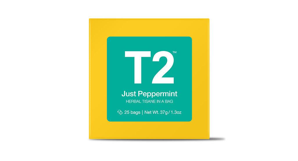 Just Peppermint Tea Bag Cube 25 pack-Gourmet Food & Drink-T2-The Bay Room
