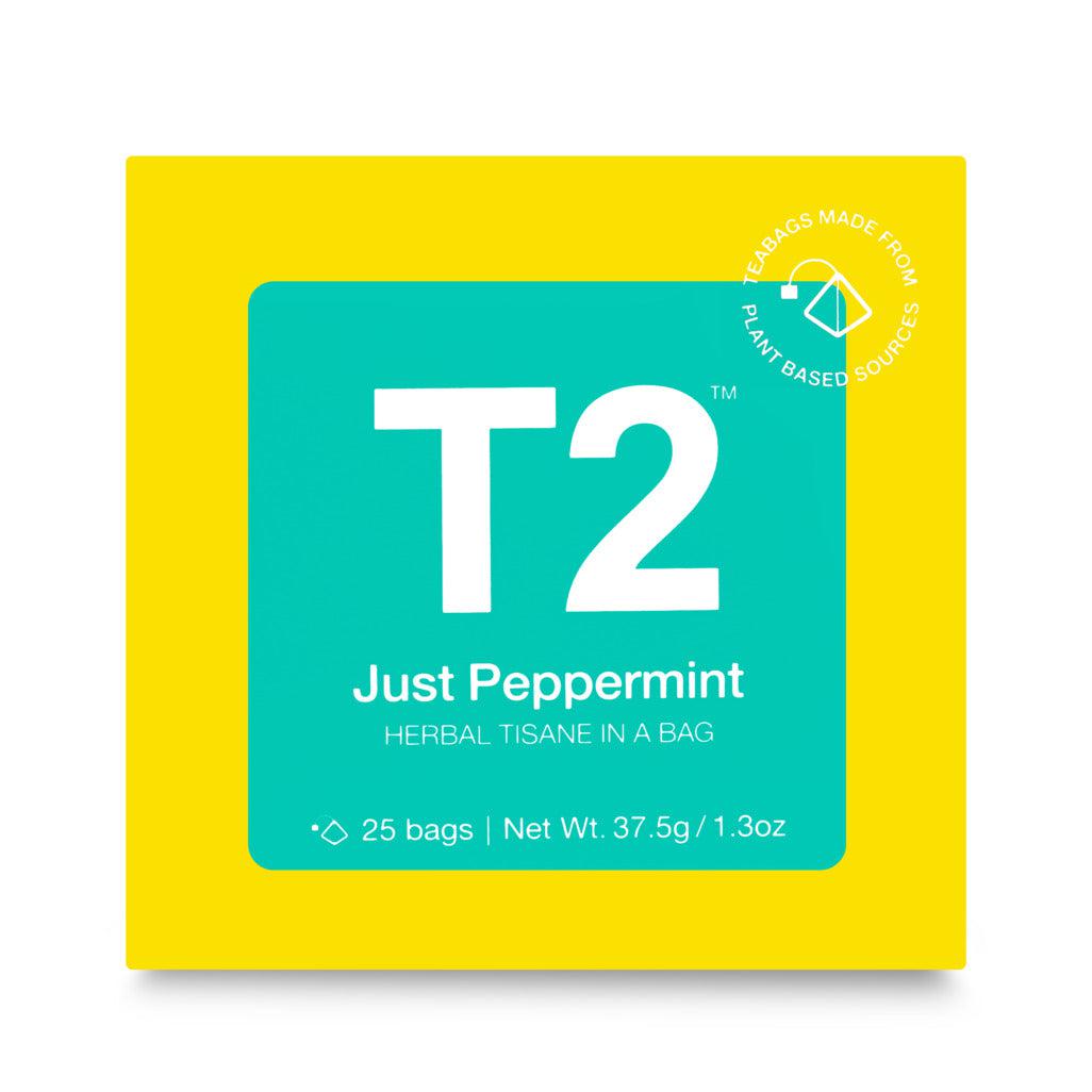 Just Peppermint Tea Bag Cube 25 pack-Gourmet Food & Drink-T2-The Bay Room