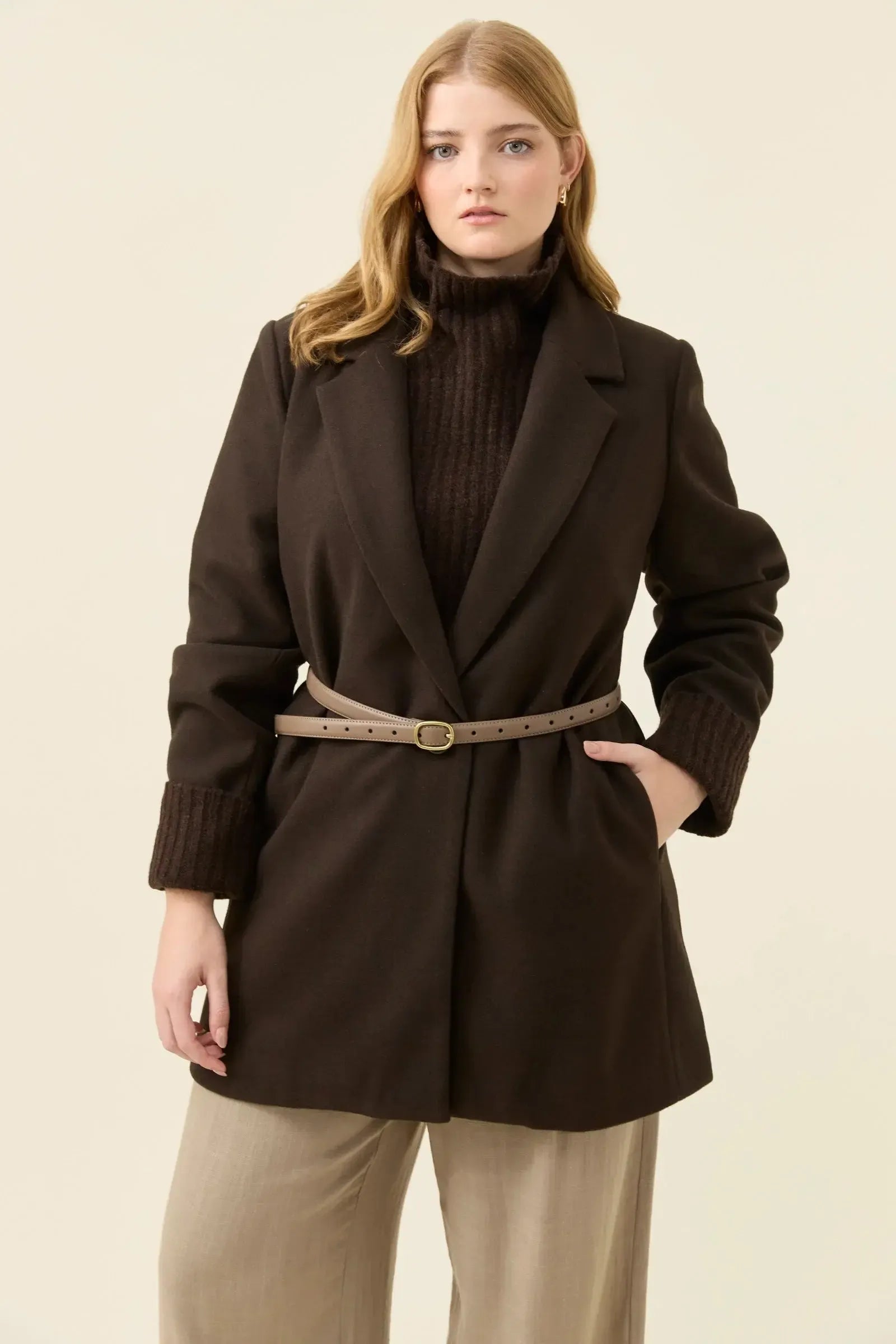 Kali Coat - Chocolate-Jackets, Coats & Vests-Isle Of Mine-The Bay Room