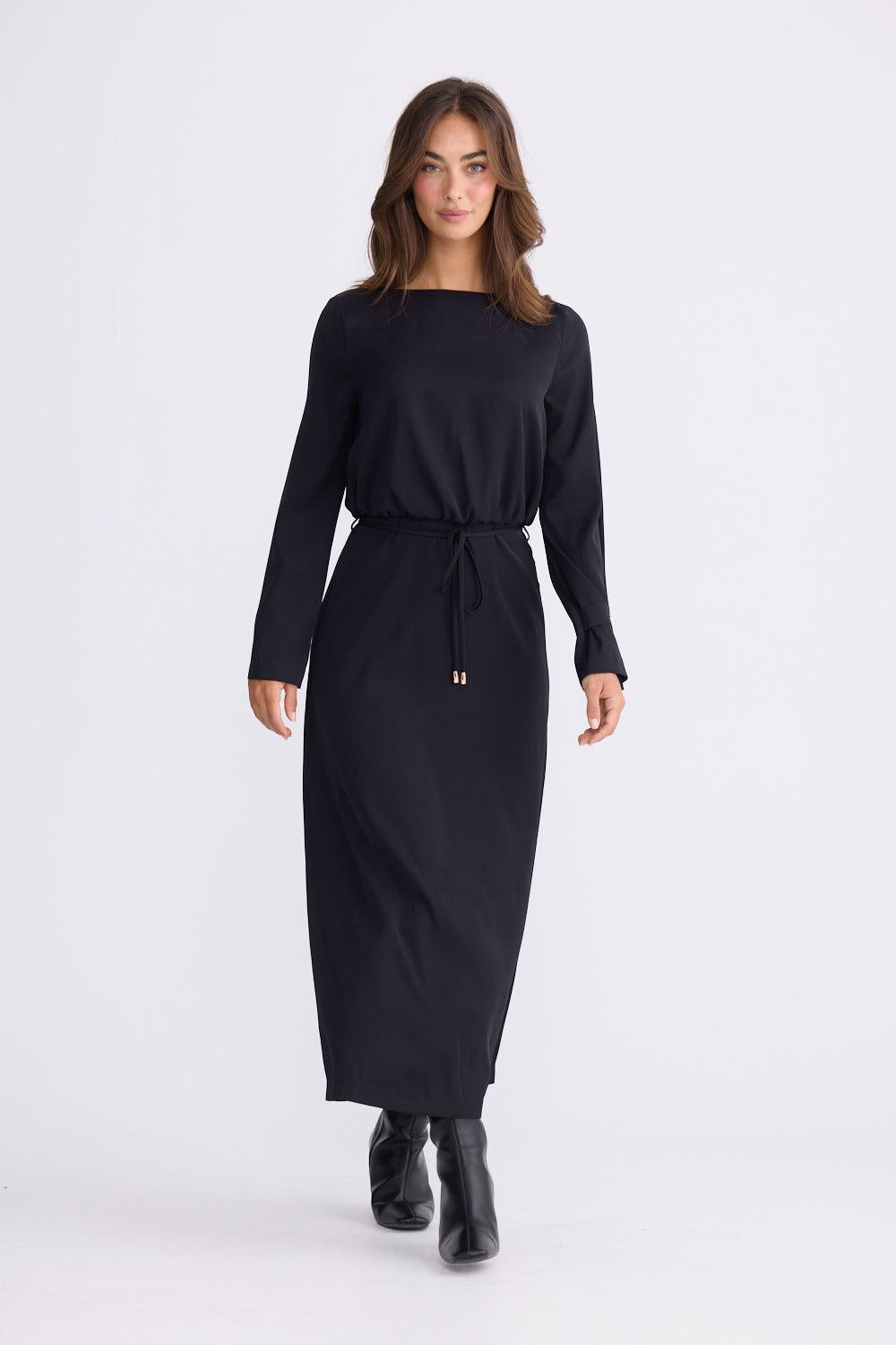 Kensington Dress - Black-Dresses-Brave & True-The Bay Room