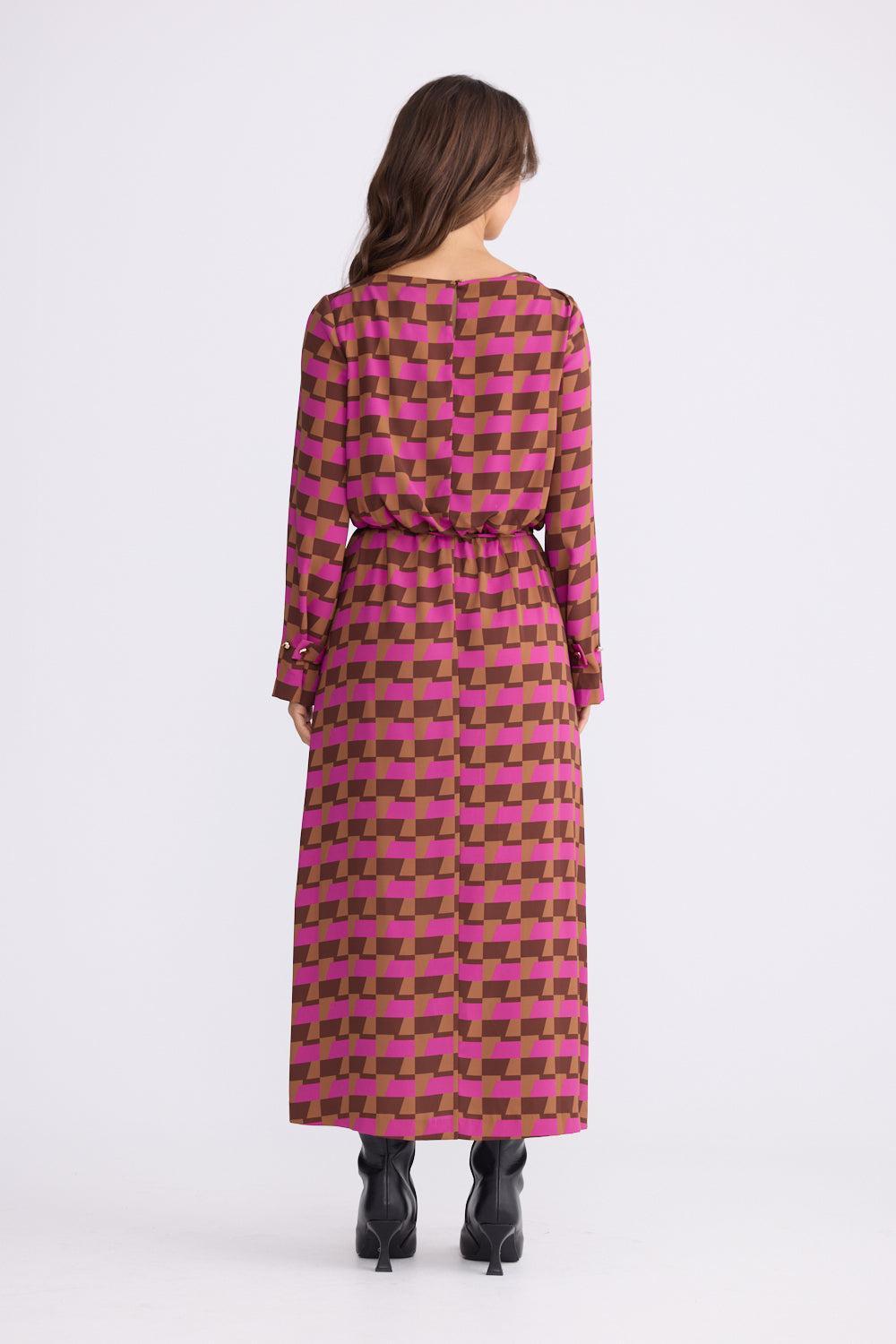 Kensington Dress - Geo Prism-Dresses-Brave & True-The Bay Room