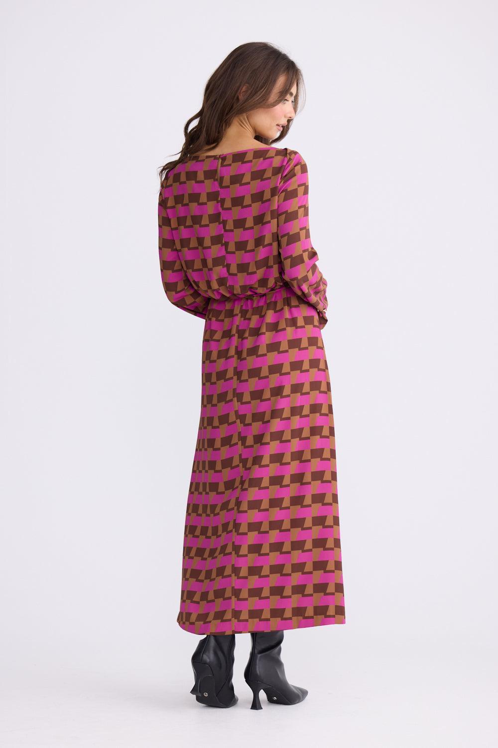 Kensington Dress - Geo Prism-Dresses-Brave & True-The Bay Room