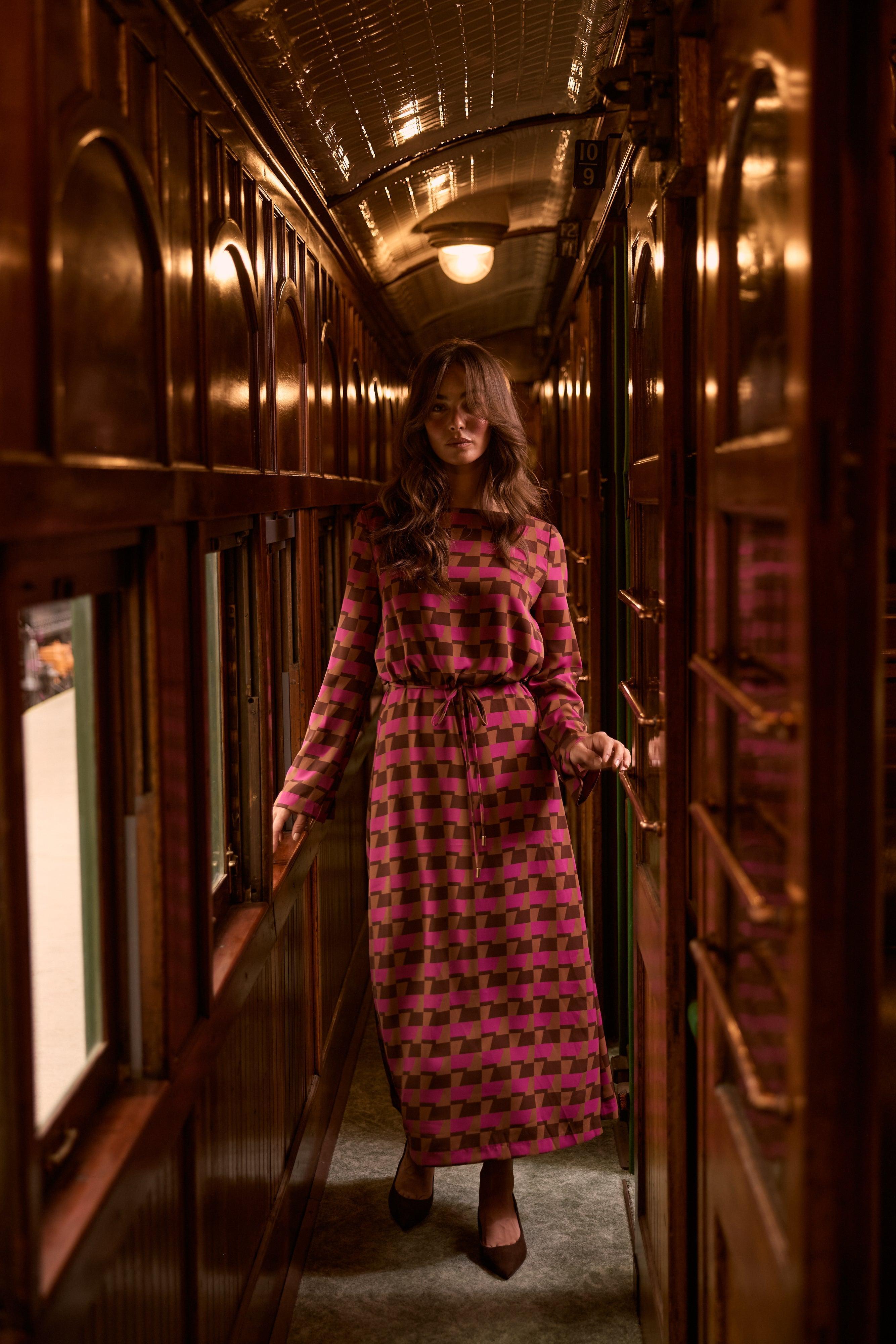 Kensington Dress - Geo Prism-Dresses-Brave & True-The Bay Room