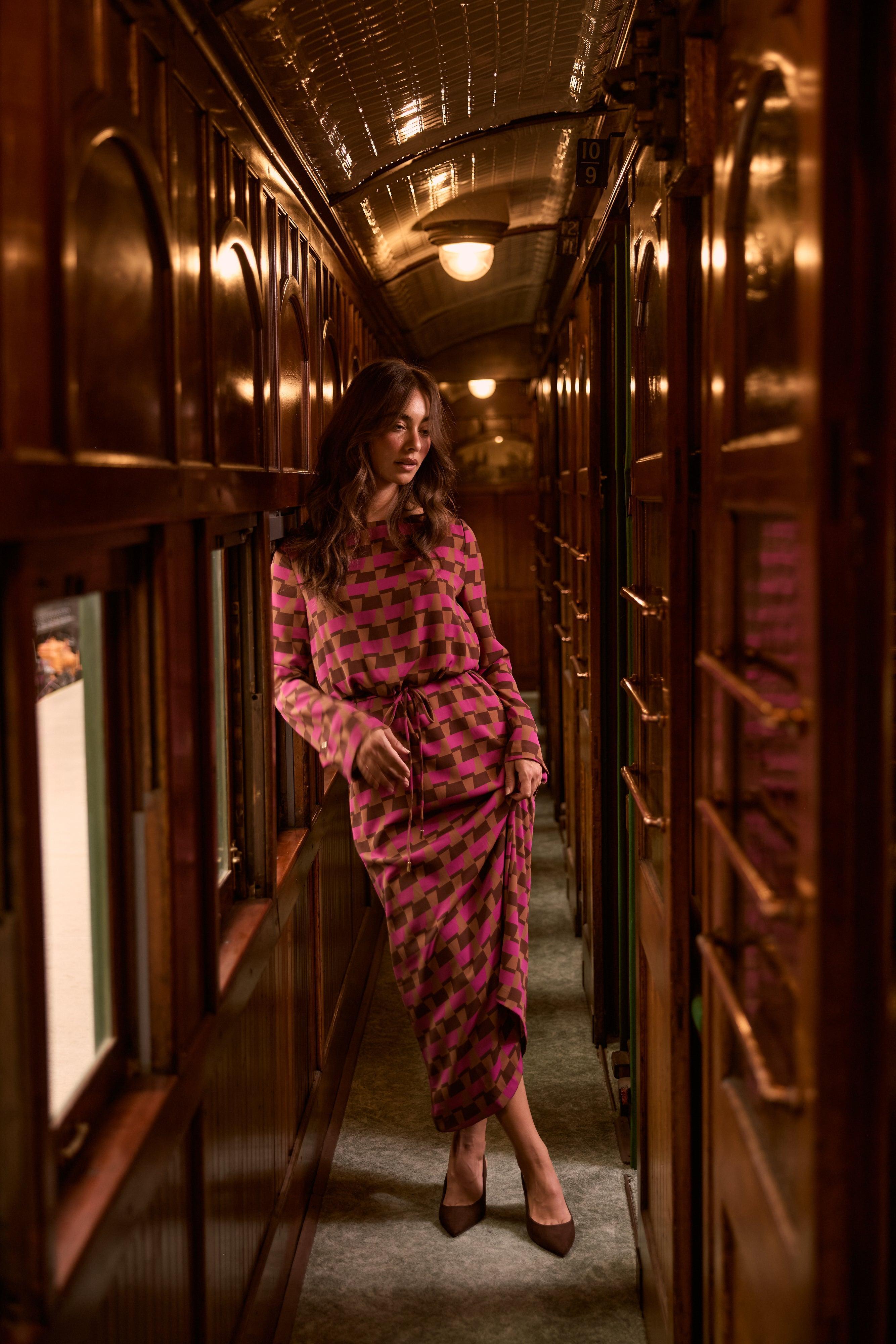 Kensington Dress - Geo Prism-Dresses-Brave & True-The Bay Room