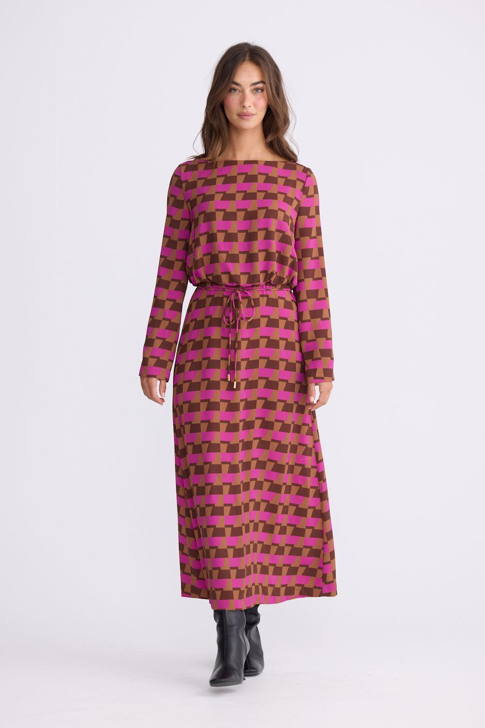 Kensington Dress - Geo Prism-Dresses-Brave & True-The Bay Room