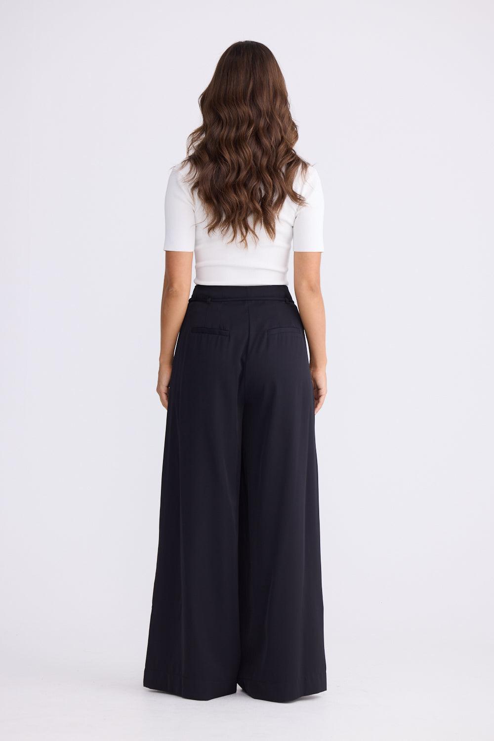 Kensington Pant - Black-Pants-Brave & True-The Bay Room